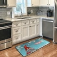 thumbnail image 4 of Coolnut Christmas Kitchen Rug, Anti Fatigue Kitchen Floor Mat, Non Slip Waterproof Long Standing Kitchen Mat, 39" x 20", 4 of 7