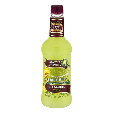 Master of Mixes Handcrafted Margarita Mixer Key Lime Juice & Agave Nectar, 33.8 fl