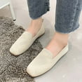 thumbnail image 4 of WIZUTIZ Shower Slippers for Women Vintage Casual Womens Slides Summer Mesh Panel Slippers Slides BOHO Knitted Beach Slippers Indoor Flat Heel Yoga Mat Cushion Slippers for Older Women Gifts for Her, 4 of 5