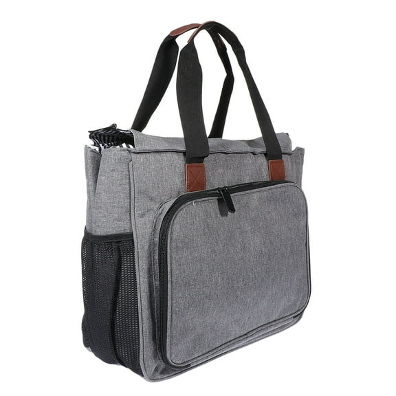 FUTUREORYY Multi-Function Storage Bag Grey 1Set 14.3X5.5X11.8In