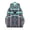 Greenish-blue-17, variant on Colorful Retro Students Backpack Boho Chic Tribal Pattern Toddler School Bag with Aesthetic Floral Design, Great for Daily Use and Travel