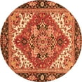 thumbnail image 1 of Ahgly Company Indoor Round Persian Orange Traditional Area Rugs, 5' Round, 1 of 4