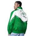 thumbnail image 2 of Men's Pro Player White/Kelly Green New York Jets Retro Tape II Lightweight Full-Zip Jacket, 2 of 2