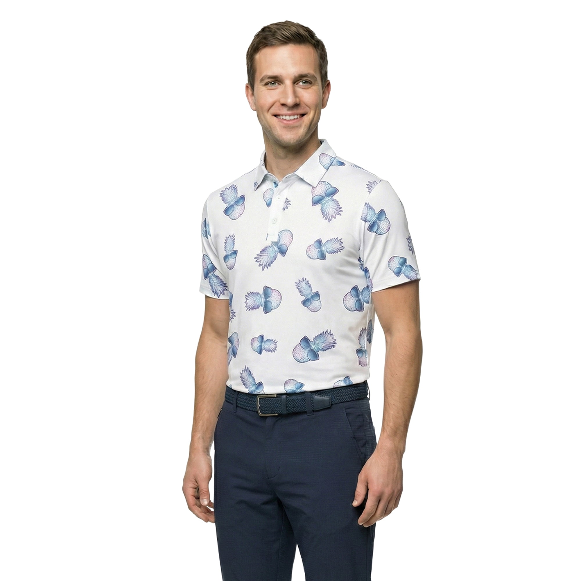 Birdie Bound Men' s & Big and Tall Golf Polo Shirts, Sizes XS-4XLT