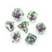 Ocean Sparkle Starfish RPG Dice Set