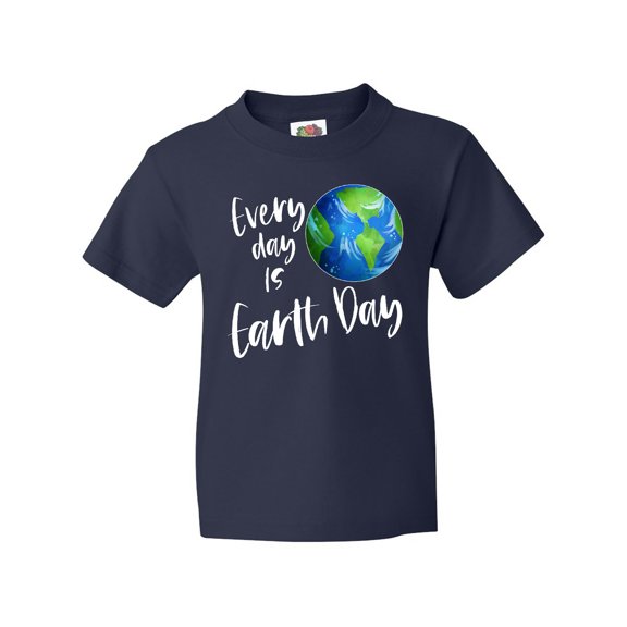 Inktastic Every Day is Earth Day Youth T-Shirt