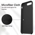 thumbnail image 2 of Liquid Silicone Gel Rubber Case Soft Microfiber Cloth Lining Cushion Compatible with IPhone 8/ IPhone 7, 2 of 5