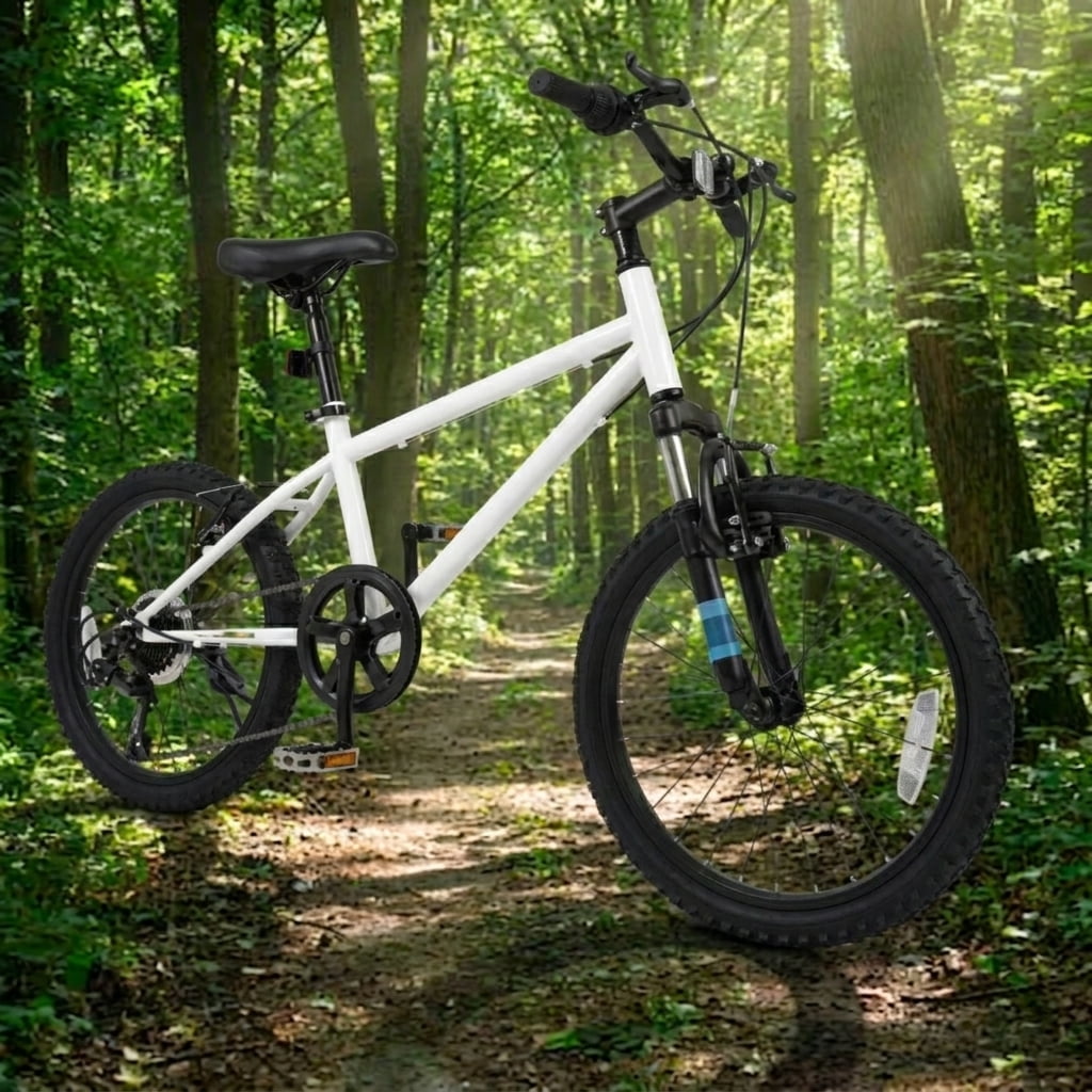 Redsmile Kids Mountain Bike 20 Inch for Boys Girls Ages 8 and Up, Youth Bicycle with 20 Inch Wheels and Steel Frame for Neighborhood Riding and Trails, Holds 110 lbs, Blue