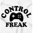 thumbnail image 2 of Control Freak Controller Geek Gamer Unisex Plus Fleece Graphic Sweatshirt Brisco Brands 5X, 2 of 5