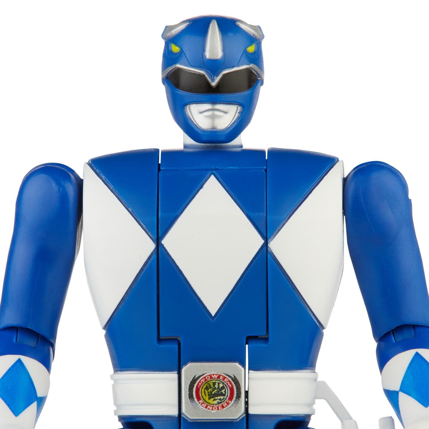 Power Rangers Retro-Morphin Blue Ranger Billy Fliphead Action Figure Inspired by Classic Mighty Morphin Toy for Kids Ages 4 and Up