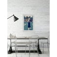thumbnail image 5 of Crossing in Blue Framed Painting Print, 5 of 6