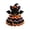 47# (Bat Crochet Kit), variant on Halloween Theme Knitting Kit, Cute Bat Figurine Crochet Set, Complete Material Pack for DIY Table Display Ornament Production