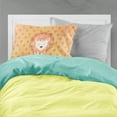 thumbnail image 2 of Polkadot Lion Watercolor Fabric Standard Pillowcase, 2 of 2