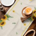 thumbnail image 3 of Sunflower Pig Table Runner 70 Inches, Summer Eucalyptus Retro Linen Texture Bed Runner Dresser Scarves Tabletop for Indoor Outdoor Parties/Ceremony/Banquet, 13" x 70", 3 of 9