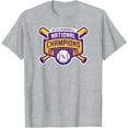 thumbnail image 1 of LSU Tigers Baseball National Champs 2025 Official Logo Gray T-Shirt - As Picture - L, 1 of 2