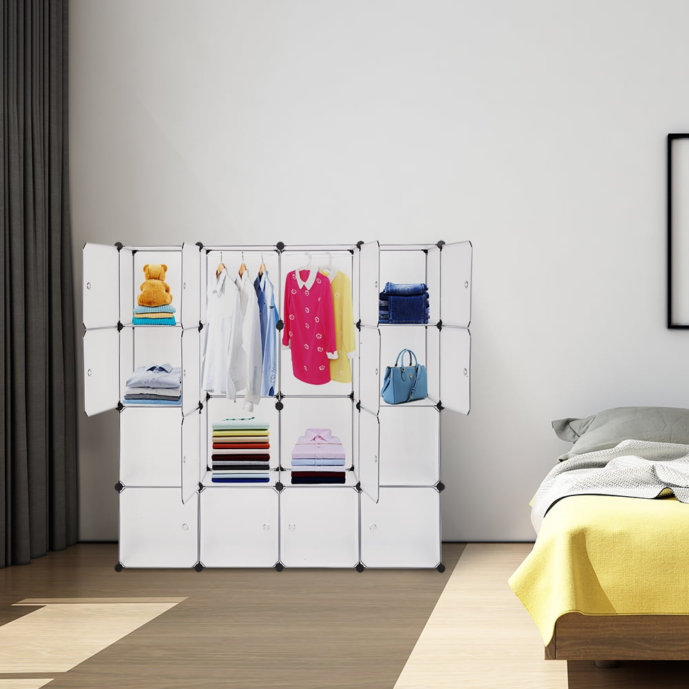 Kepooman 16Cube Storage Organizer, Storage Unit for Clothes for Bedroom Living Room