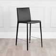 thumbnail image 1 of Tabouret de Comptoir Moderne en Cuir et Métal Prima - Qualité Commerciale, 1 of 3