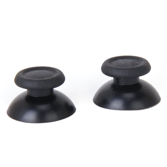 MasteelfCA une Paire de Capuchons de Joystick à Bascule 3D en Plastique de Remplacement en Forme de Tête de Champignon pour Manette PlayStation 4 /PS4 (Noir)