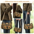 thumbnail image 4 of FORMRS Womens Shoulder Bag with Chain Strap Clutch Purse Cute Tote Handbag, Retro Abstract Eagle, 4 of 7