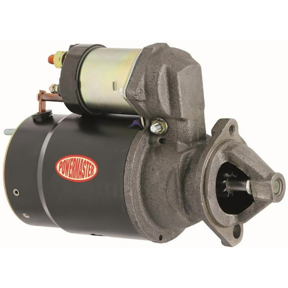 Powermaster Starter 3635 Retro; Mini Starter; 4.4 1 Gear Reduction Ratio; 168 Tooth Count; 3 Bolt Bell Housing Mount