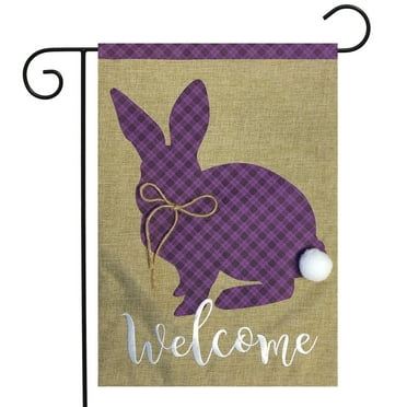 Briarwood Lane Cottontail Rabbit Spring Burlap Garden Flag