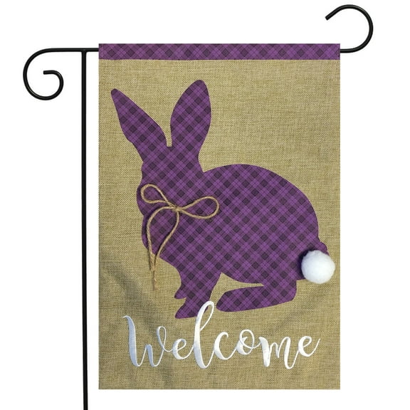 Briarwood Lane Cottontail Rabbit Spring Burlap Garden Flag