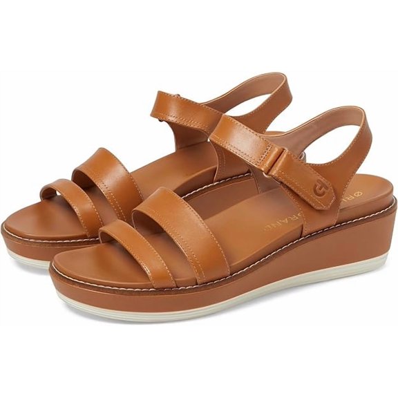 Cole Haan Women's Original Grand Peyton Flatform Slide Sandal, Pecan/Pecan, 10.5