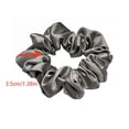 thumbnail image 3 of Silk Hair Scrunchie, Wide Band, Reduces Hair Breakage and Tangles, Perfect for Ponytails and Everyday Wear, 3 of 8
