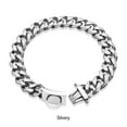 thumbnail image 2 of Guardoinrt Stylish Metal Dog Chain Collar Stainless Steel For Durability Strong And Durable Silver, 2 of 6