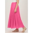 thumbnail image 3 of Woman Within Plus Size Pull-On Elastic Waist Crinkle Printed Skirt, 3 of 5