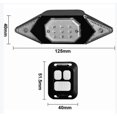 thumbnail image 3 of Jinsinto Bike Turn Signal Light, Bike Rear Light, USB Rechargeable Wireless Bike Flashing Lights Cycling Warning Light, 3 of 4