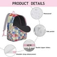 thumbnail image 4 of Unisex Zipper Bohemian Backpack, Chic Boho Print Bag with Front Pocket, Durable Rucksack for School College Work Travel, Great Gift Idea, 4 of 5