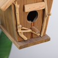thumbnail image 2 of Casa y jardín Caja nido para pájaros de madera tratada a presión, casa para pájaros salvajes, fabricada con madera FSC, bosques sostenibles y ecológicos, 2 of 4