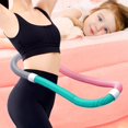 thumbnail image 3 of AQSQ Weighted Soft Spring Hoop Waist-Friendly Foldable Fitness Hoop Portable Home Gym Adults Body Waist Slimming Exercise Equipment, 3 of 6