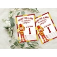 thumbnail image 4 of Darling Souvenir White Birthday Invitation Card 28 Pcs Fill or Write In Blank Invites Printable Party Supplies 5 x 7 Inches, 4 of 5