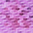 thumbnail image 1 of Ahgly Company Machine Washable Indoor Square Transitional Violet Purple Area Rugs, 8' Square, 1 of 7