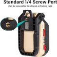thumbnail image 3 of EIGTHTAIL Rechargeable Led Work Lights  Portable COB Flood Lights with Magnetic Base  Angle Adjustable  IP66 COB Lamp with G1/4 Interface  Job Site Lighting Camping  Car Repair  Hurricane, 3 of 9