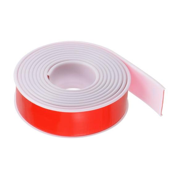 Unique Bargains 40mm x 3000mm Flexible TPE Self Adhesive U-Shape Veneer Edging Edge Banding White