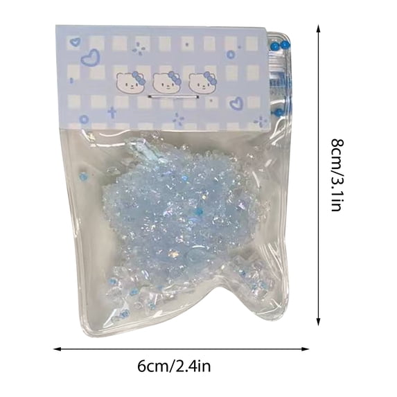 2026 Edition Sparkling Crystalline Sphere Squishy, Shimmering Textured Stress Relief - Aurora Bead Fidget, Hand-Pinching Sensory Toys, Soft Squeeze Decompression Dough for Adults