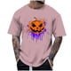 thumbnail image 1 of Blusas y camisas de manga corta y cuello redondo para hombre. Blusas/camisetas de manga corta con cuello redondo y estampado de Halloween para hombre. Blusa para hombre., 1 of 4