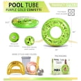 thumbnail image 2 of Flotador para piscina Cota Global Green con forma de confeti, 91 cm, 2 of 7