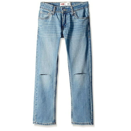 Levi's Boys 511 Slim Fit Busted Knee Jean Washed Ashore Size 10 Regular