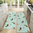 thumbnail image 4 of Kitchen Rugs Sets Of 2,German Shepherd Dog and Music Anti Fatigue Kitchen Mat Rugs Non Slip Washable,Decorative Kitchen Floor Mats for Kitchen,Sink,Laundry,17"X47", 4 of 5