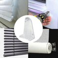thumbnail image 5 of 10pcs Hold Down Brackets Clear Plastic Blinds Bottom Rail Holder Clips For 2 Inch Horizontal Blinds Window Shades, 5 of 5