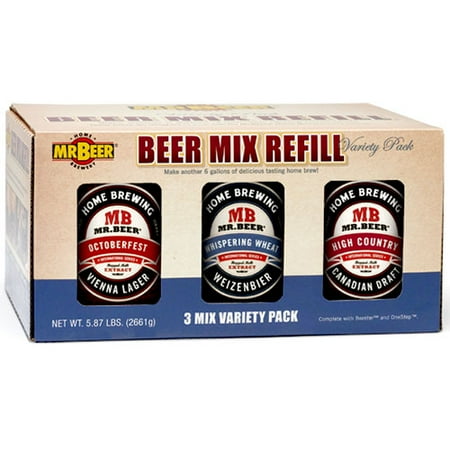 Mr. Beer 3-Beer Mix Variety Pack, International Series