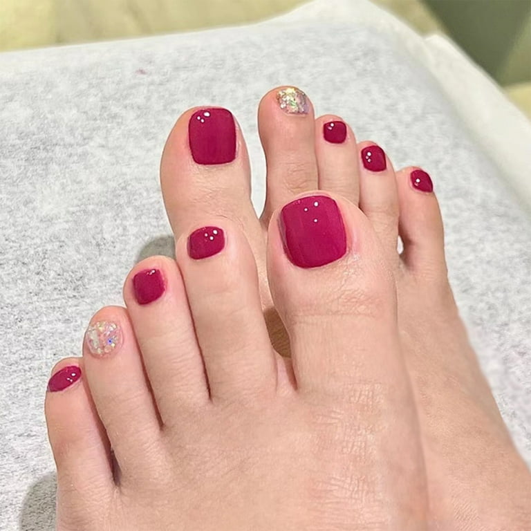 birthday toe nail designs