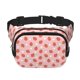 thumbnail image 1 of Fotbe Strawberry Cangurera Cuadrada con Estampado de Doble Capa, Bolsa de Cintura Ajustable Mini para Hombres y Mujeres, 1 of 9
