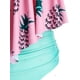 thumbnail image 4 of Más el tamaño de piña con pliegues Alta subida del baño tankini Rosegal Camisetas sin mangas de talla grande, 4 of 5