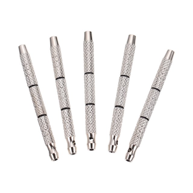 Phenofice 5PCS Multifunctional Eyeglass Repair Kit Silver Aluminum Glasses Repair Tools for Men Women