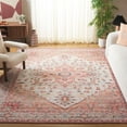 thumbnail image 3 of SAFAVIEH Tucson Alyx Oriental Machine Washable Area Rug, Light Rust/Beige, 4' x 6', 3 of 5